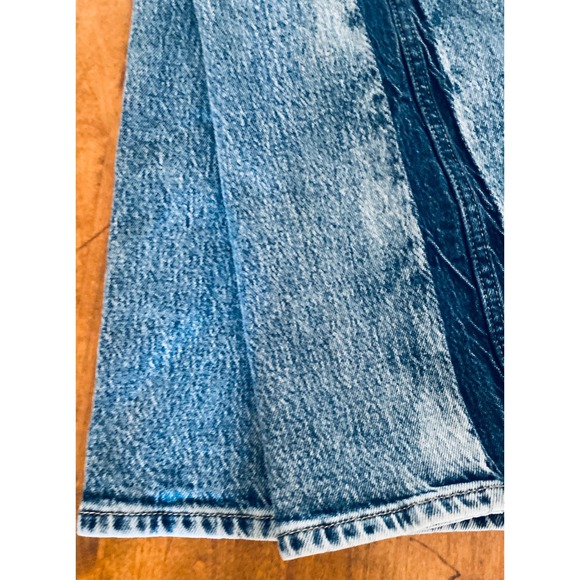 Wrangler Westward High Rise Bootcut Jeans Blue Two Tone Color Block 31x30 - Picture 15 of 16